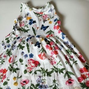 White H &M toddler girl dress